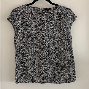 Theory Animal Print Blouse - Silk